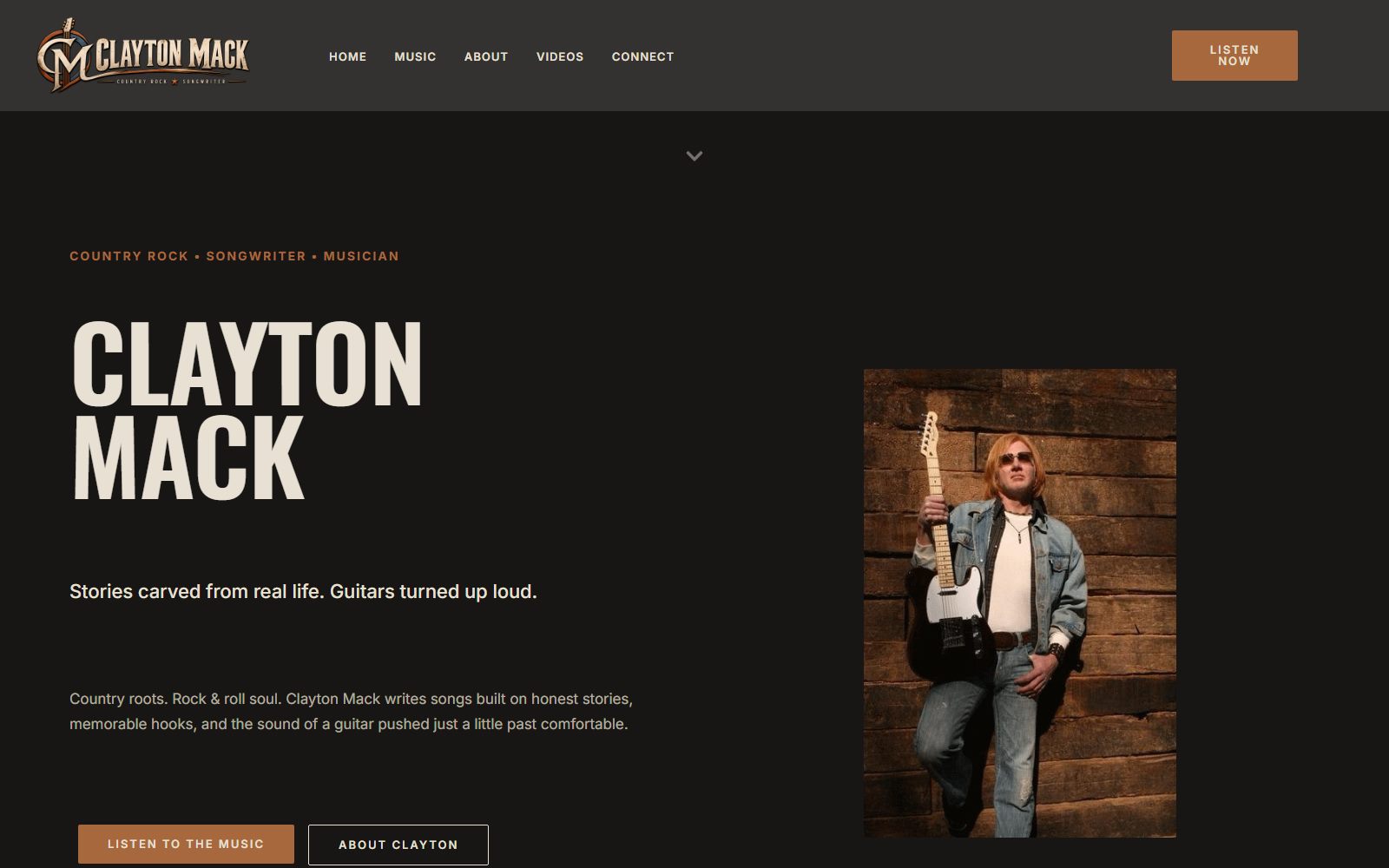 Clayton Mack website